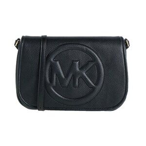 Michael Kors Black Pebbled Leather Crossbody Bag
